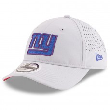 Men's New York Giants New Era Gray 2018 Training Camp Official 9TWENTY Adjustable Hat 3060695